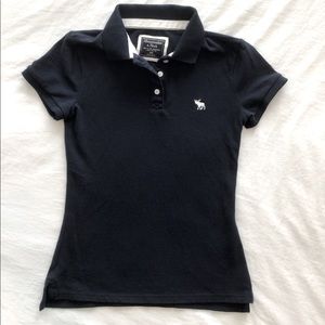 Abercrombie polo shirt navy